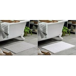 HOME white bobble bath mat