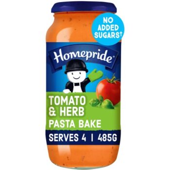 Homepride No Added Sugar Tomato & Herb Pasta Bake Sauce (485g)