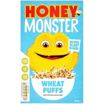 Honey Monster Wheat Puffs (520g)