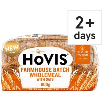 Hovis Farmhouse Batch Wholemeal Bread with Oats (800g)