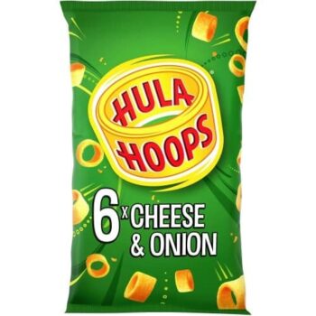 Hula Hoops Cheese & Onion Multipack Crisps (6 x 24g)