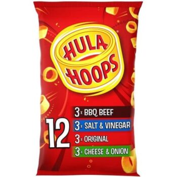 Hula Hoops Variety Multipack Crisps Pack (12 x 24g)