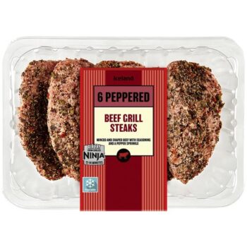 Iceland 6 Peppered British Beef Grill Steaks