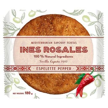 Ines Rosales Espelette Pepper Mediterranean Savoury Tortas (180g)