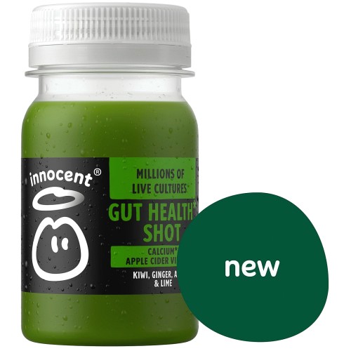 Innocent Gut Health Shot Kiwi Ginger Apple & Lime (80ml)