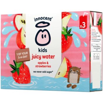 Innocent Kids Juicy Water Apples & Strawberries (3 x 200ml)