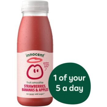Innocent Strawberry & Banana Smoothie Strawberries & Bananas (250ml)