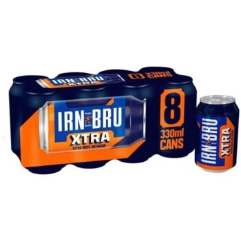 IRN-BRU Xtra Sugar Free Soft Drink (8 x 330ml)
