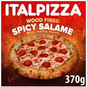 Italpizza Wood Fired Spicy Salame Pizza (370g)