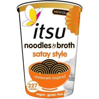 itsu Satay Style Instant Noodles & Broth Pot (66g)