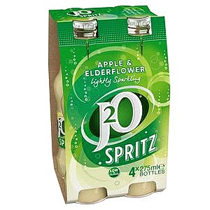 J2O Spritz Apple & Elderflower Sparkling Juice (4 x 275ml)