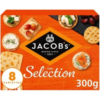 Jacob's Biscuits For Cheese 8 Variety Assortment (300g)