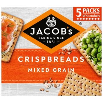Jacob's Mixed Grain Crispbreads (5 x 30g, 190g)