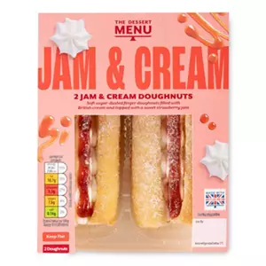 Jam & Cream Doughnuts 2 Pack
