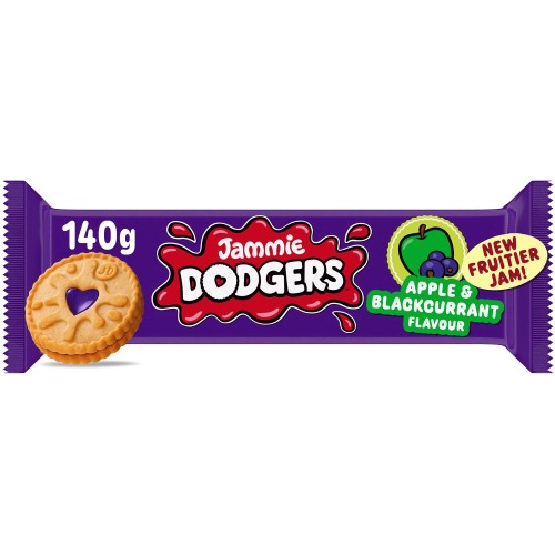 Jammie Dodgers Apple & Blackcurrant Biscuits (140g)