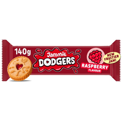 Jammie Dodgers Raspberry Flavoured Biscuits (140g)