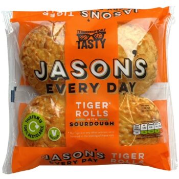 Jason's Every Day 4 Tiger Rolls (4 x 320g)