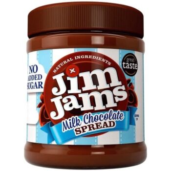 Jim Jams Milk Chocolate Spread 83% Less Sugar (350g)