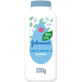 Johnson's Aloe & Vitamin E Powder (200g)