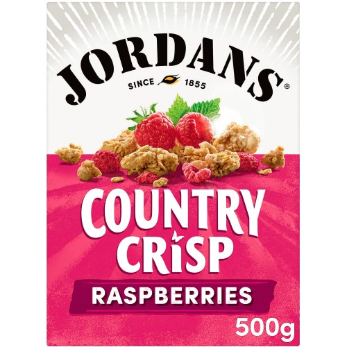 Jordans Country Crisp Raspberry Cereal with Tangy Raspberries (450g)