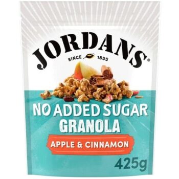 Jordans No Added Sugar Apple & Cinnamon Granola Breakfast Cereal (425g)