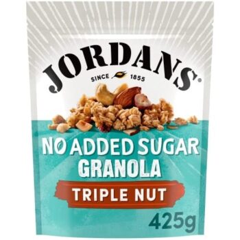 Jordans No Added Sugar Triple Nut Granola Breakfast Cereal (425g)