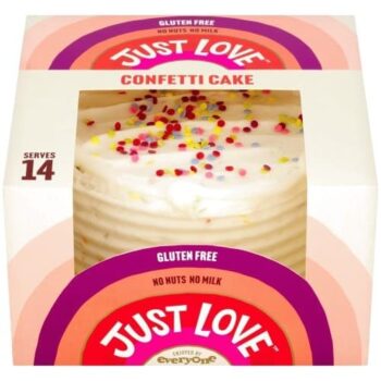 Just Love Gluten Free Confetti Cake Serves 14 (1.022kg)