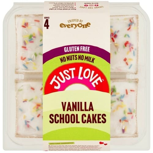 Just Love Gluten Free Vanilla School Cakes (4)