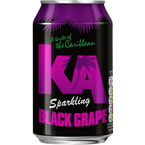 KA Sparkling Black Grape Soda Can (330ml)