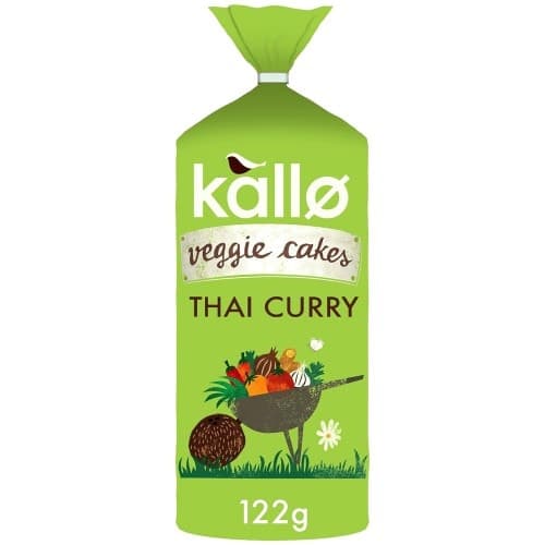 Kallo Lentil & Pea Veggie Cakes Thai Curry (122g)