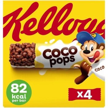 Kellogg's Coco Pops Breakfast Cereal Bars (4 x 20g)