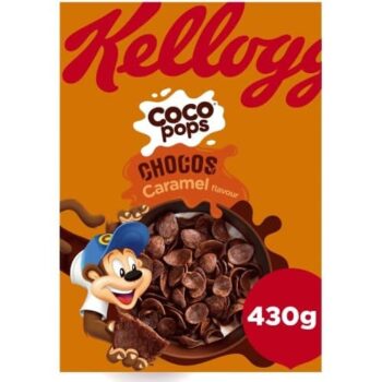 Kellogg's Coco Pops Chocos Caramel Breakfast Cereal (430g)