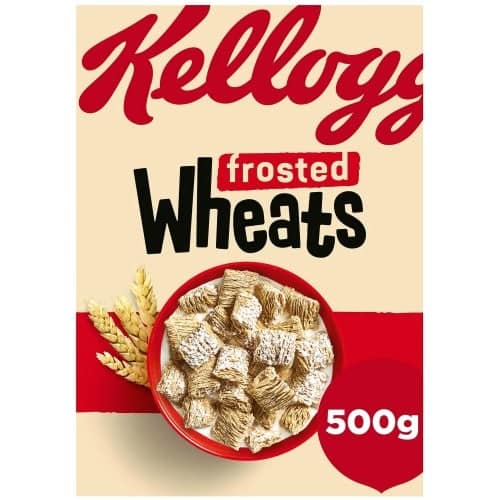 Kellogg's Frosted Wheats Breakfast Cereal (500g)