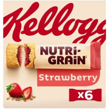 Kellogg's Nutri-Grain Strawberry Snack Bars (6 x 37g)