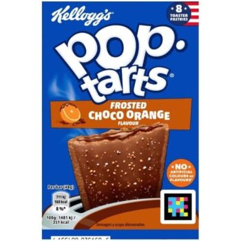 Kellogg's Pop Tarts Choco Orange flavour pastry snacks (8 x 48g)
