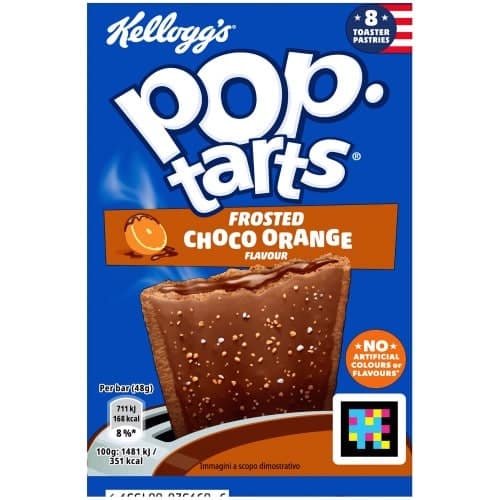 Kellogg's Pop Tarts Choco Orange flavour pastry snacks (8 x 48g)