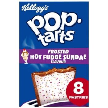 Kellogg's Pop Tarts Frosted Hot Fudge Sundae Flavour 8x8x48g (8 x 48g)