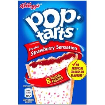 Kellogg's Pop-Tarts Strawberry Sensation Breakfast Pastry Snack (8)