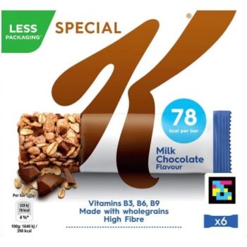 Kellogg's Special K Milk Chocolate Snack Bars (6 x 20g)