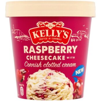 Kelly's Raspberry Cheesecake with Cornish Clotted Cream (425ml)