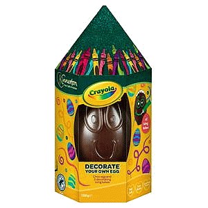 Kinnerton Crayola Extra Large Decorate Your Own Milk Chocolate Easter Egg (180g)