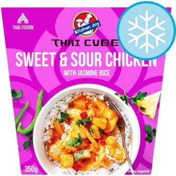 Kitchen Joy Sweet & Sour Chicken with Jasmine Rice (350g)