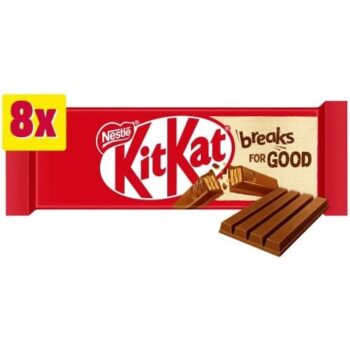 KitKat Fairtrade 4 Finger Milk Chocolate Bar X (8 x 41.5g)