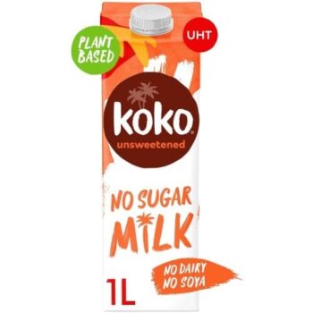 Koko Dairy Free Unsweetened UHT Coconut Long Life Drink (1 Litre)