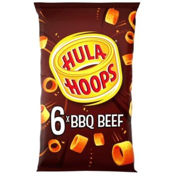 KP Hula Hoops BBQ Beef Multipack Crisps (6 x 24g)