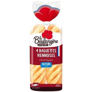 La Boulangere 4 Plain Brioche Baguettes