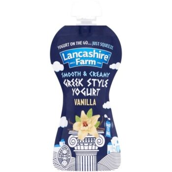 Lancashire Farm Greek Style Yogurt Pouch Vanilla (125g)