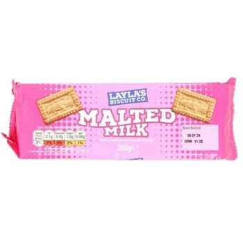 Layla's Malted Milk Biscuits (200g)