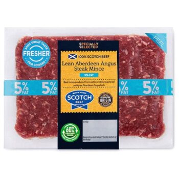 Lean Aberdeen Angus Steak Mince 5% Fat, 100% Scotch Beef