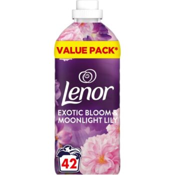 Lenor Fabric Conditioner 42 Washes Exotic Bloom & Moonlight Lily (1.386 Litre)